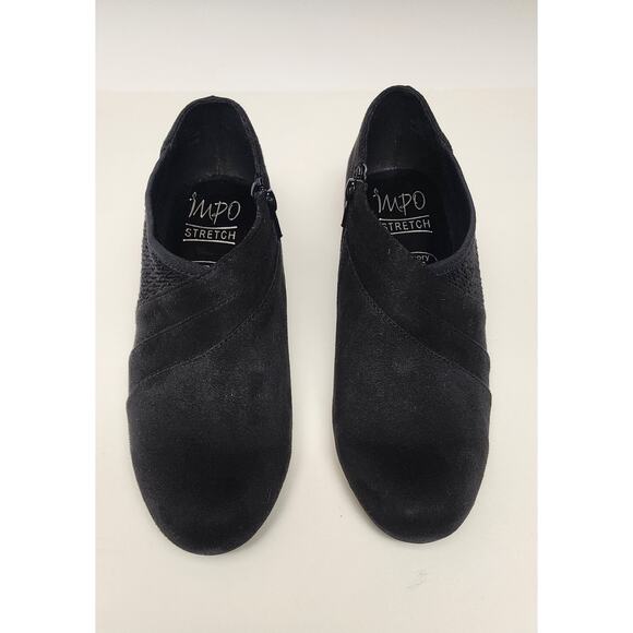 IMPO Ginette Pointed Toe Women's Wedge Heel Bootie Shoes Size 6.5W - Picture 2 of 9